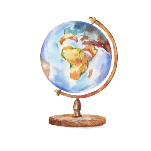 Illustratie wereldbol