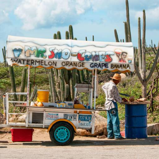 IJsverkoper in Aruba